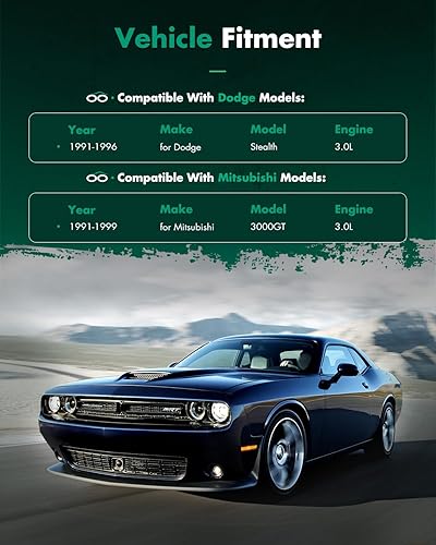 Miniatura 8 de Juego completo de amortiguadores de suspensión helicoidal SCITOO para 1991-1996 para Dodge Stealth /1991-1999 para Mitsubishi 3000GT