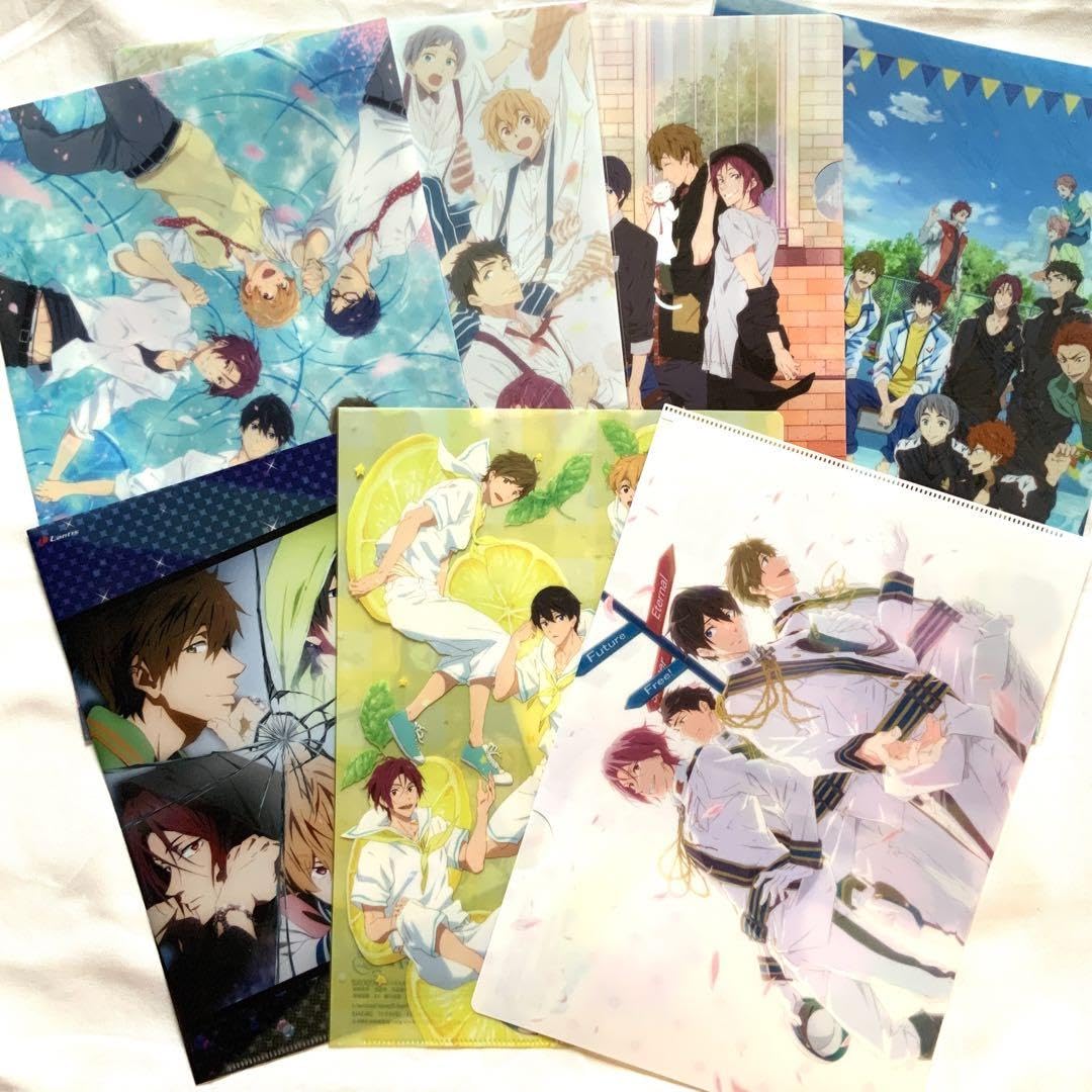 Amazon.co.jp: Free! クリアファイル 7枚セットspoon 付録 JQK84 