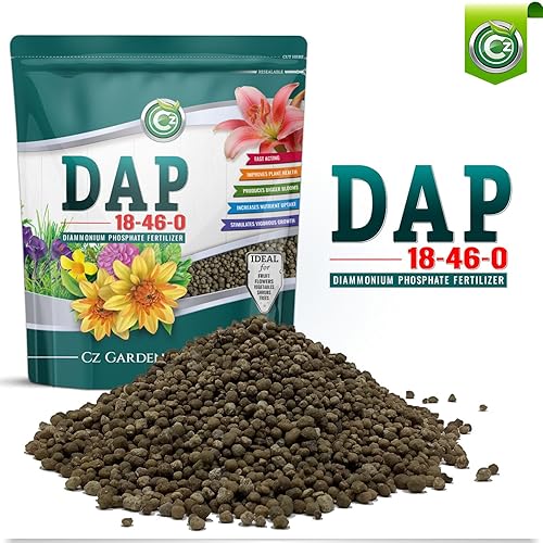 Miniatura 2 de Fertilizante DAP 18-46-0 - Fabricado en Estados Unidos - Alimento vegetal de nitrógeno y fósforo para plantas de interior/exterior y jardines de