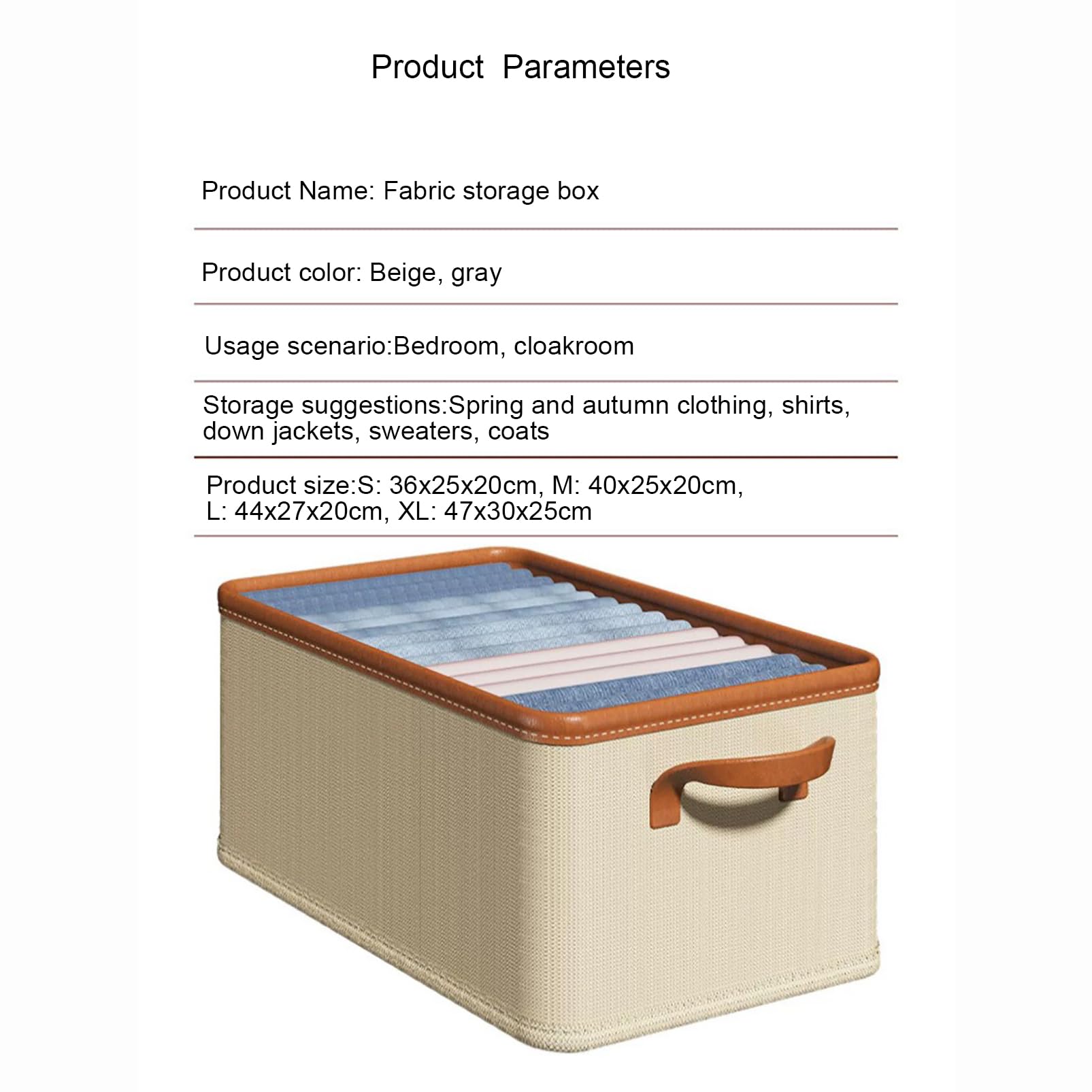 Organizador de Cajones para Ropa, Caja de Almacenamiento de Tela, Cubos Divisores de Armario Plegables para Calcetines, Ropa Interior, Corbatas, Bufandas, Camisas, 4 Uds