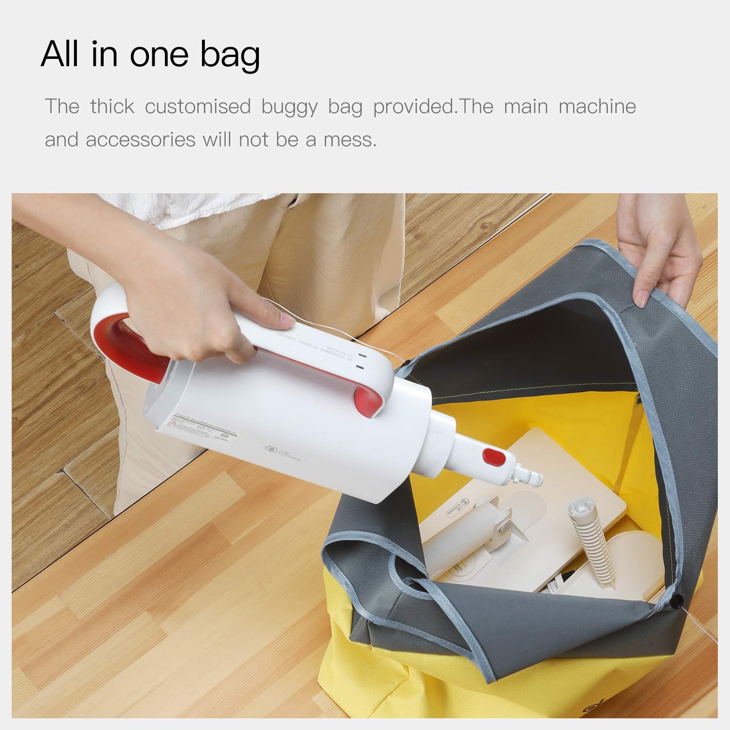 Bеѕt Dеаl Chеар 🛒 Deerma Wired Steam Mop, Multifunctional Floor Steamer with Detachable Handheld Steam Cleaner for Tiles Carpet Hard Floor Cleaner Kitchen Windows Furniture and Clothes Whole House Steamer, White