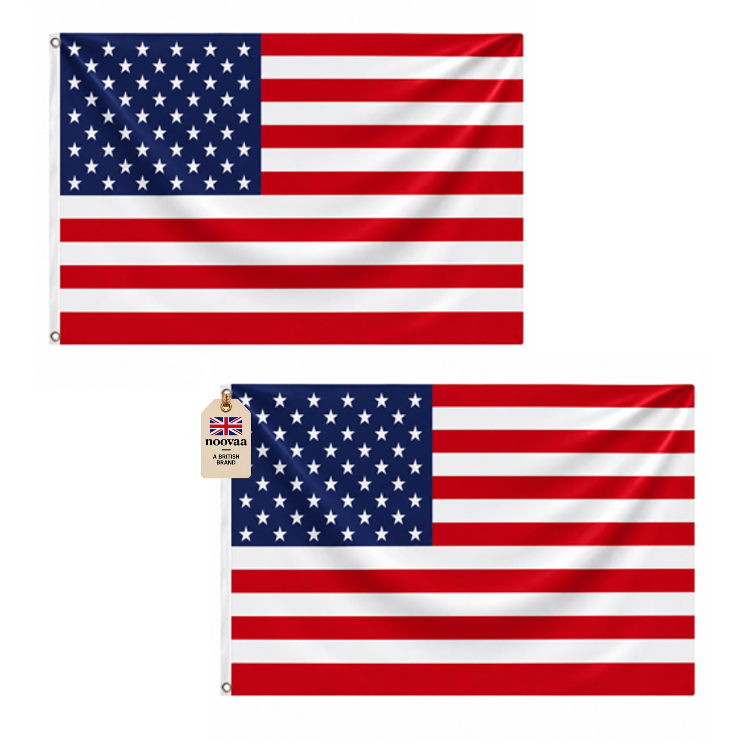 Noovaa USA Flag, Polyester, 60 x 90 cm, 2 Pack — image 1