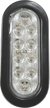 Blazer International C562CRTM 6" LED Oval Stop/Tail/Turn Light, Red