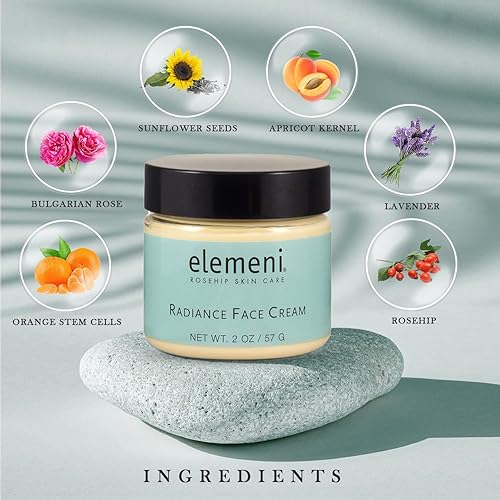 Miniatura 2 de Max Green Alchemy elemeni Crema facial antienvejecimiento Radiance - Crema hidratante facial de colágeno para hombres y mujeres | Crema de día y