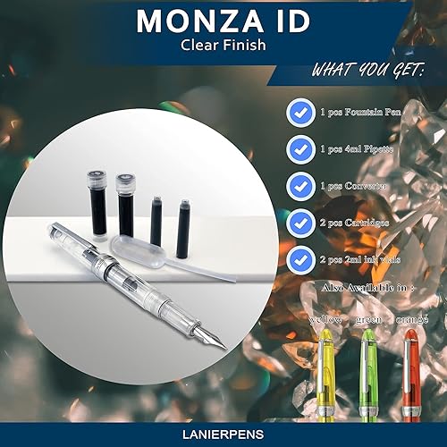 Vista 16 de Monteverde Monza ID Amarillo Pluma Estilográfica