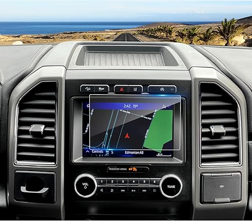 Protector de pantalla para Ford F-150 pantalla táctil de 8 pulgadas, vidrio templado 9H 2023 2022 2021 2022 2021 para Ford F150 XL XLT Accesorios HD
