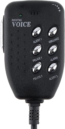 Miniatura 8 de Bocina de sirena de alarma con cable, 100 W 12 V 6 sonido coche camión altavoz fuerte sirena cuerno 120-150dB con micrófono