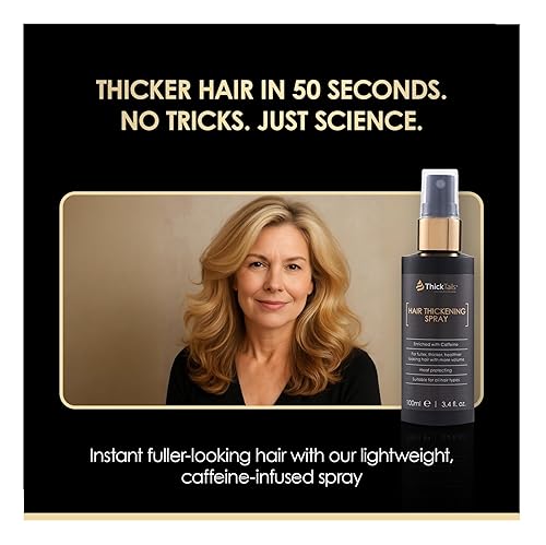 Miniatura 2 de ThickTails Hair Thickening Spray for Women & Men, Instant Volume & Fuller Looking Hair for Fine or Thinning Hair, Root Lift Volumizing Pre-Styler,
