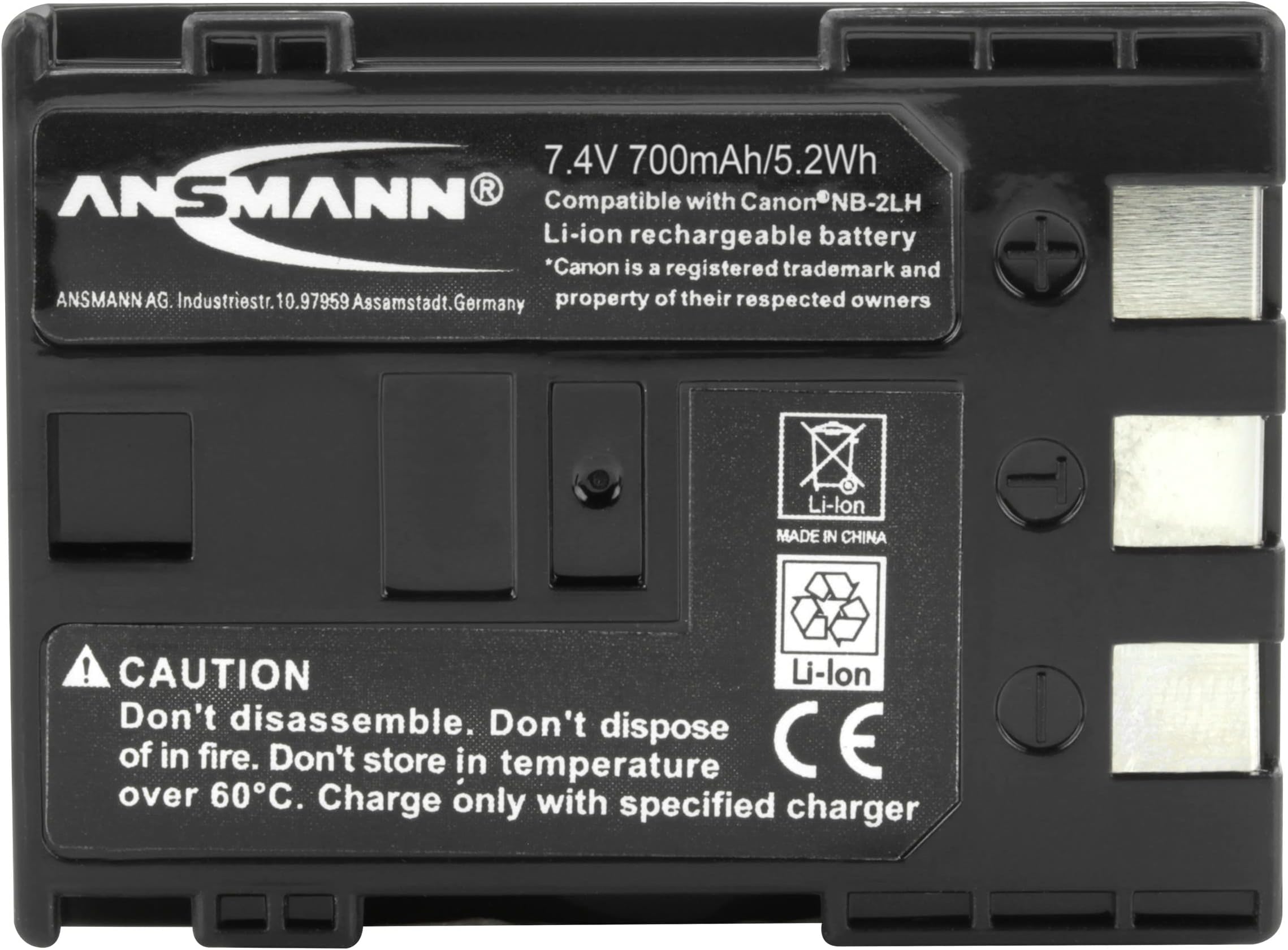 Ansmann A-Can NB 10L Batteria ricaricabile fotocamera sostituisce la