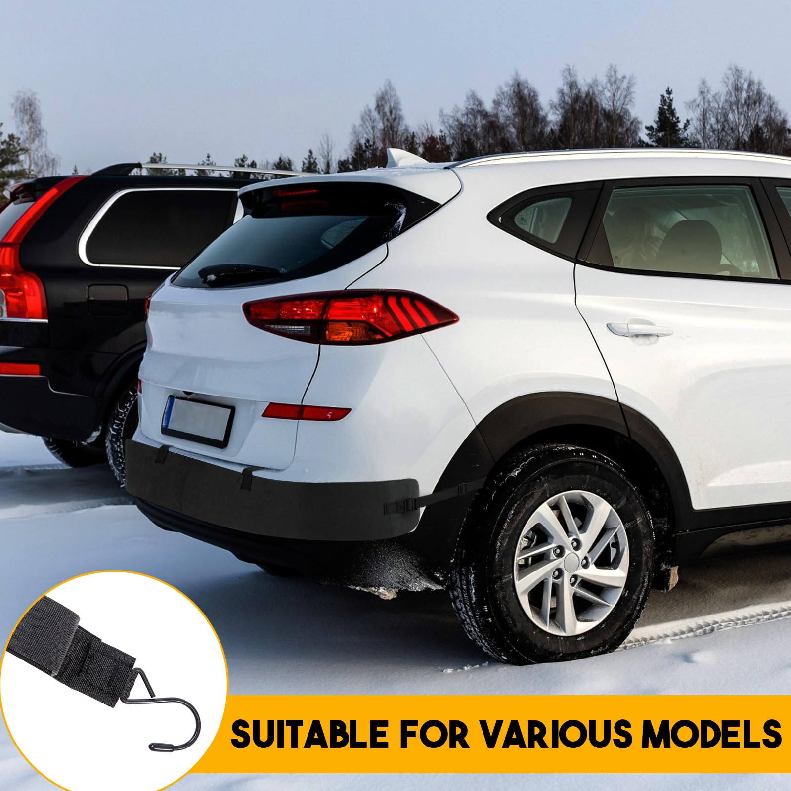 Snapklik.com : DaisyInner Rear Bumper Protector 72 X 8 Inch Rear Bumper