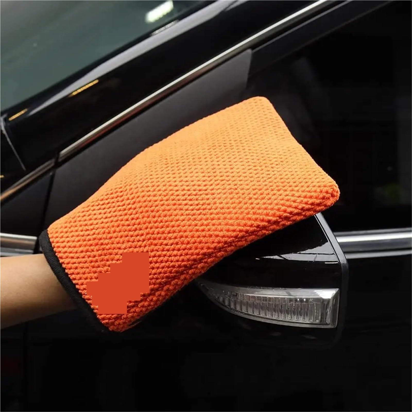 2 Stück Clay Bar Mitt Glove Detailing Reinigungstuch | Tuch-Autowäsche entfernt schnell Schmutz von Ihren Lack- und Glasrädern