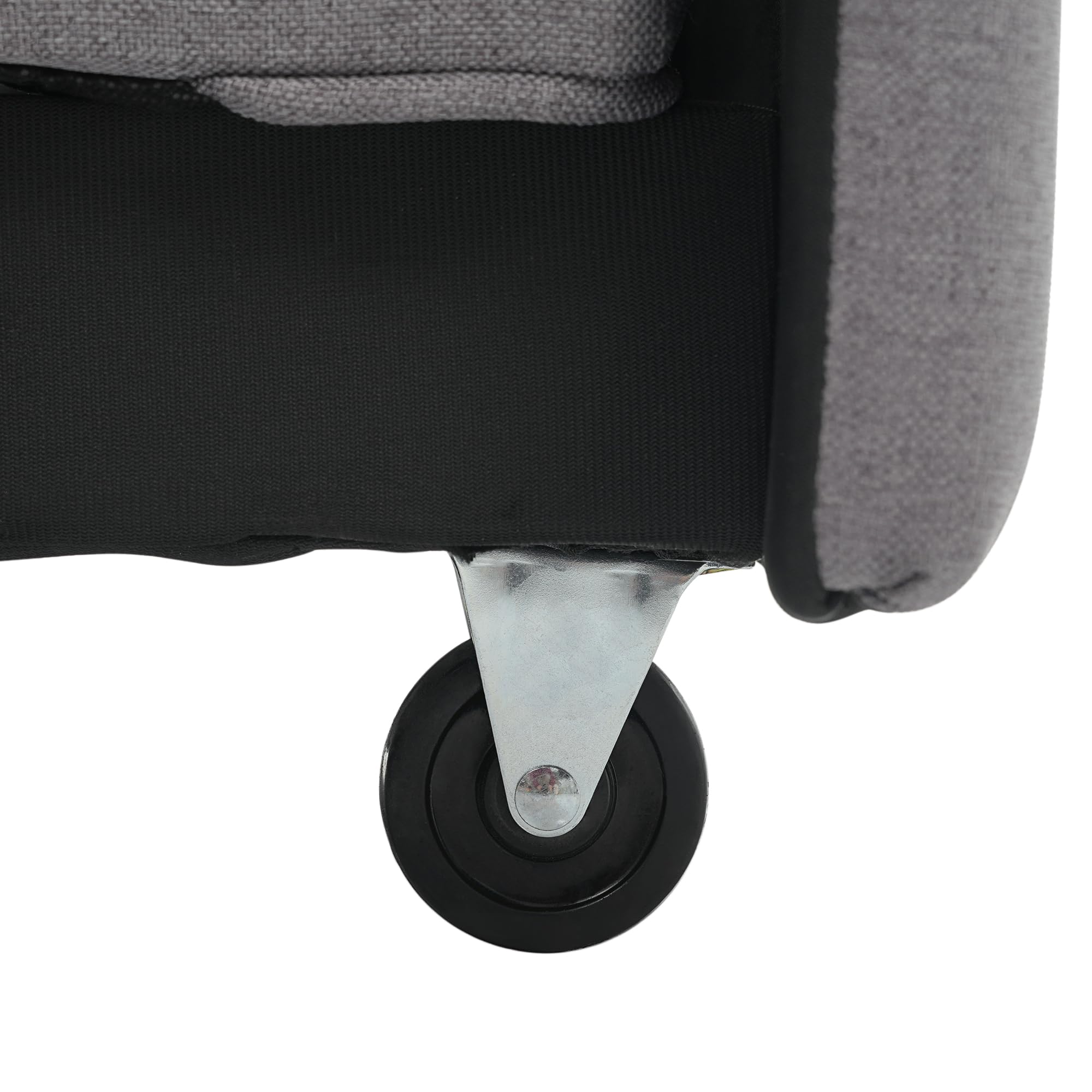 HAINEW Moderner Klappbares Schlafsofa Couch Sofa mit Schlaffunktion, 2-Sitzer Polstersofa Polstermöbel mit Rückenlehne und Armlehnen für Wohnzimmer, Schlafzimmer, Wohnung (Grau)