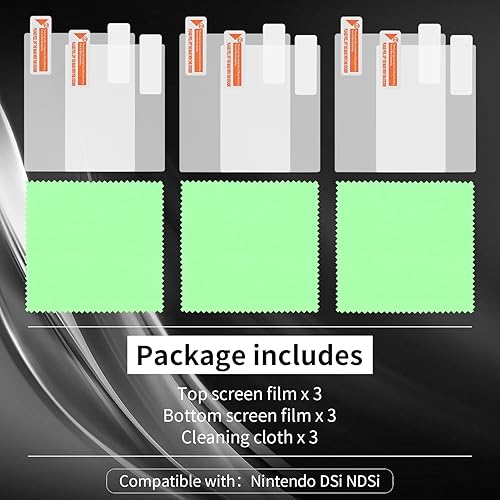 Miniatura 4 de OSTENT 3 x Ultra Clear Protector de Pantalla Protector de Pantalla LCD para Nintendo DSi NDSi