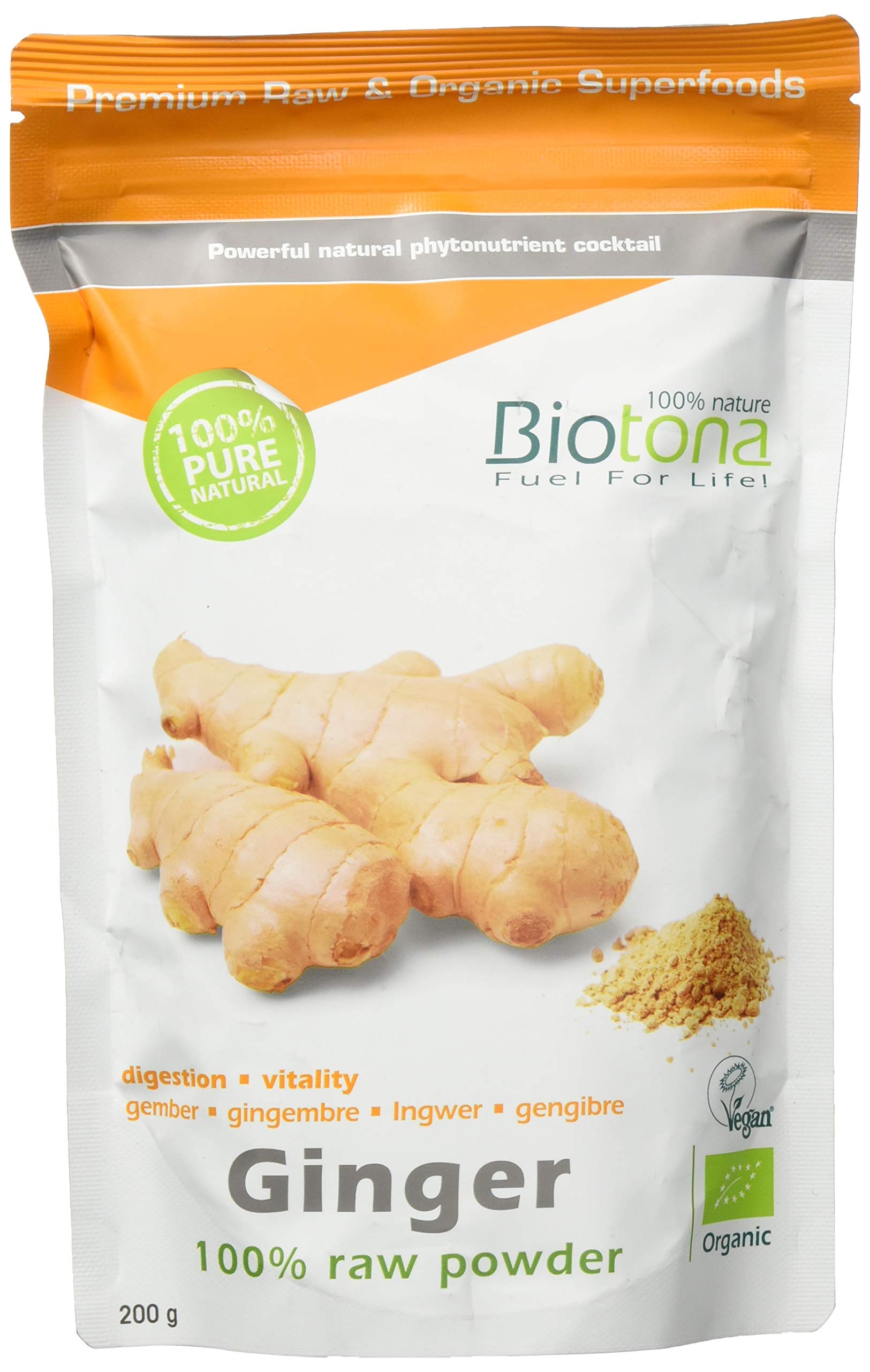 Biotona Ginger Raw Polvo 200G-image