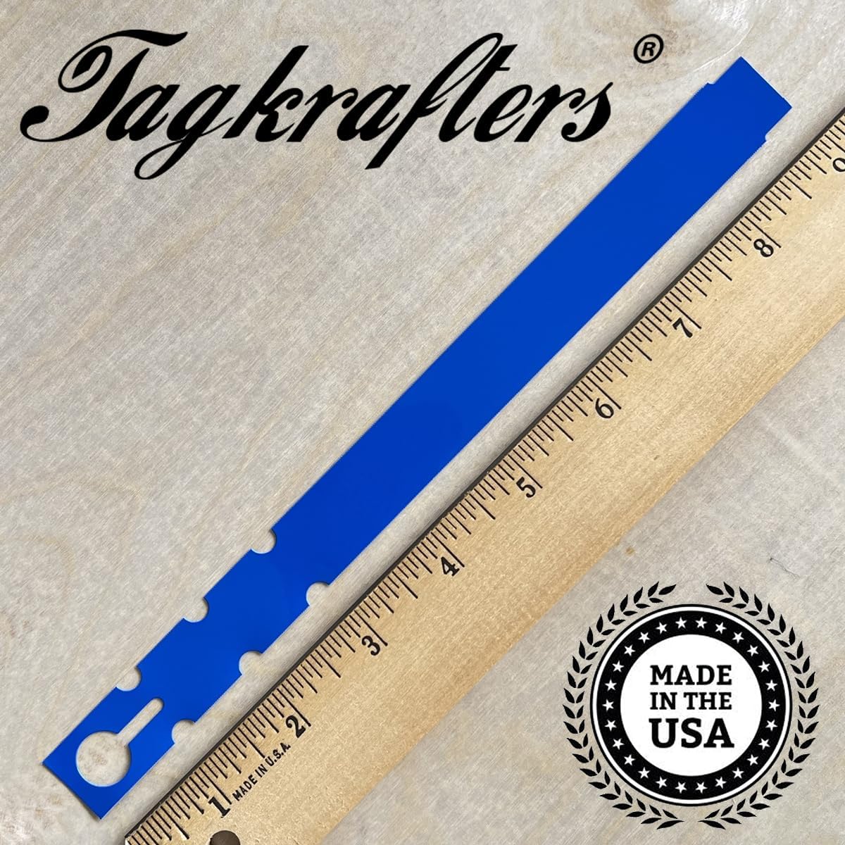 9" x 3/4" Dark Blue - 1,000 Pcs - Plastic Plant Tags and Labels - Wrap Around Thermal Plastic - Nursery Garden Tree Labels | Made in The USA |