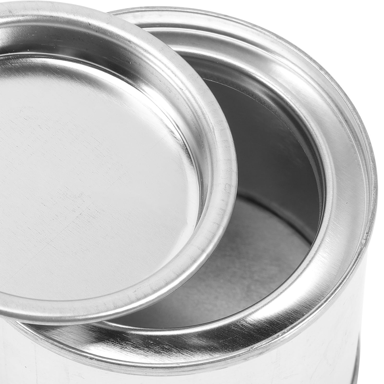ABOOFAN Lot de 10 Pots de Peinture Vides en Métal 0,1 L, Boîtes Rondes pour Stockage et Scellage des Pigments, Récipients Portatifs Résistants Adaptés Rangement de Peinture et Loisirs