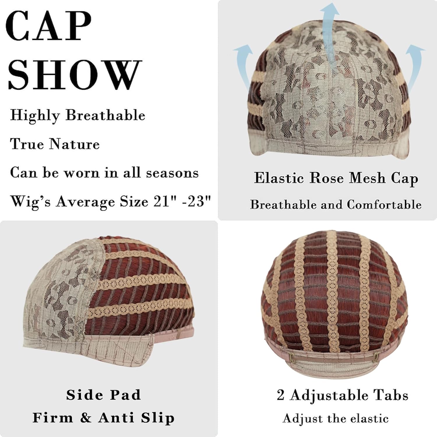 PARK YUN Long Straight Wine Red Wig with Bangs 23 Inch Burgundy Synthetic Layered Wig Natural Maroon Dark Red Hair Heat Resistant Wigs for Women Daily Party Use - Image 5