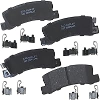 Vista 9 de Pastillas de freno traseras cerámicas Bendix Premium SBC1337 para Cadillac CTS 2014-2008, SRX 2016-2010, Chevrolet Camaro 2015-2010, Saab 9-4X 2011