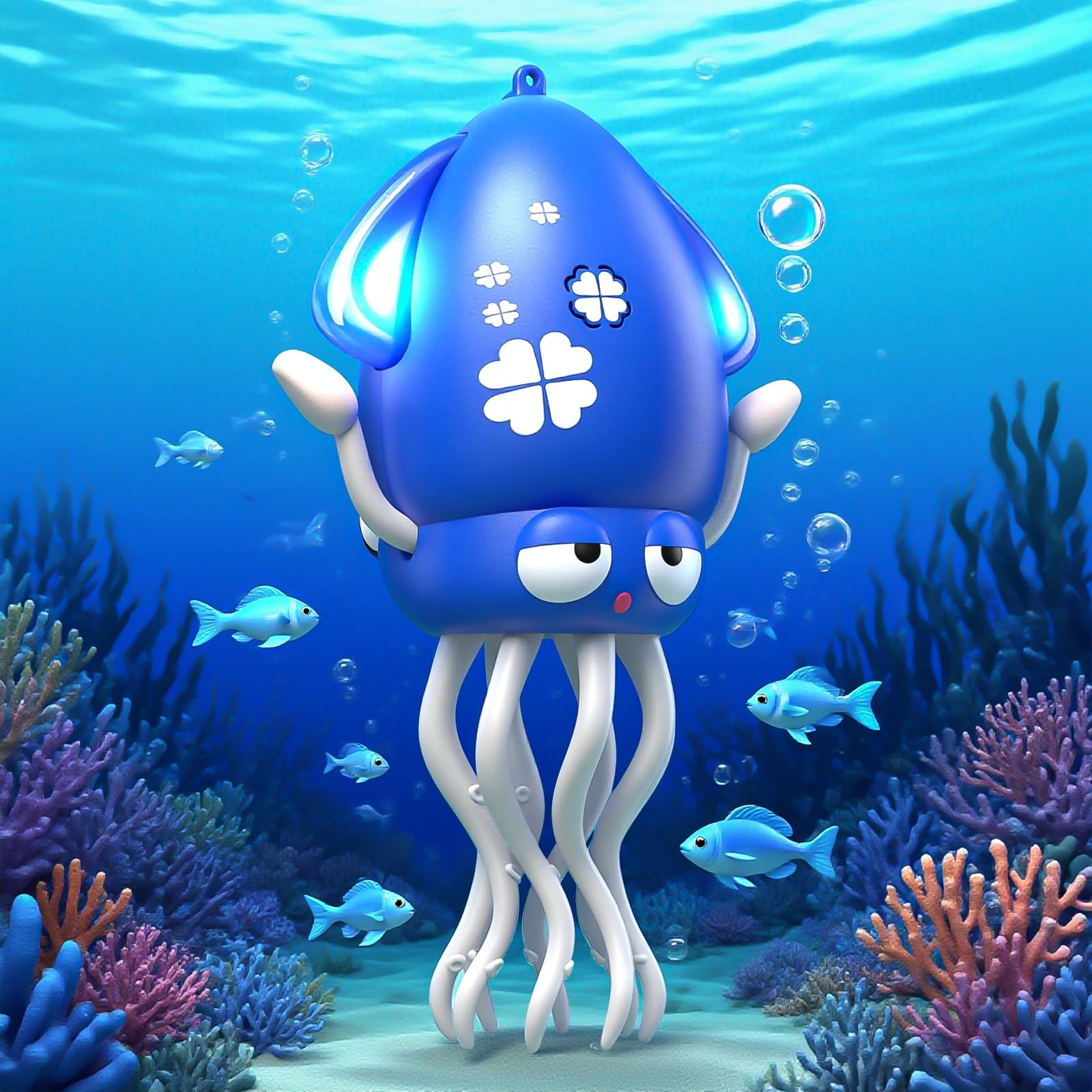 Smalody Smart Dancing Octopus Toy with LED Lights and Music, Rechargeable Interactive Baby Toys with Obstacle Avoidance