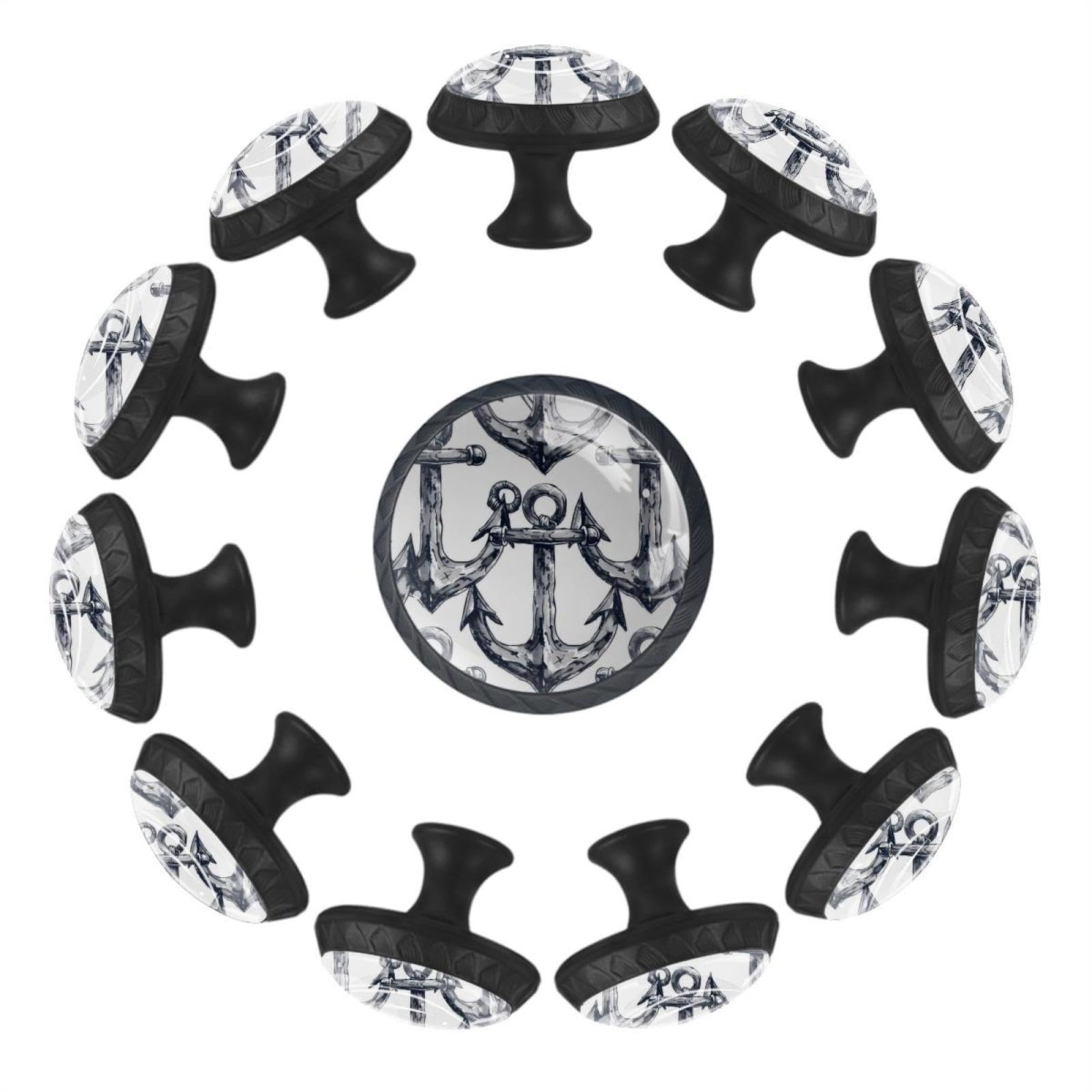 Boutons en verre cristal durables et faciles à installer sur tiroir et armoire de cuisine