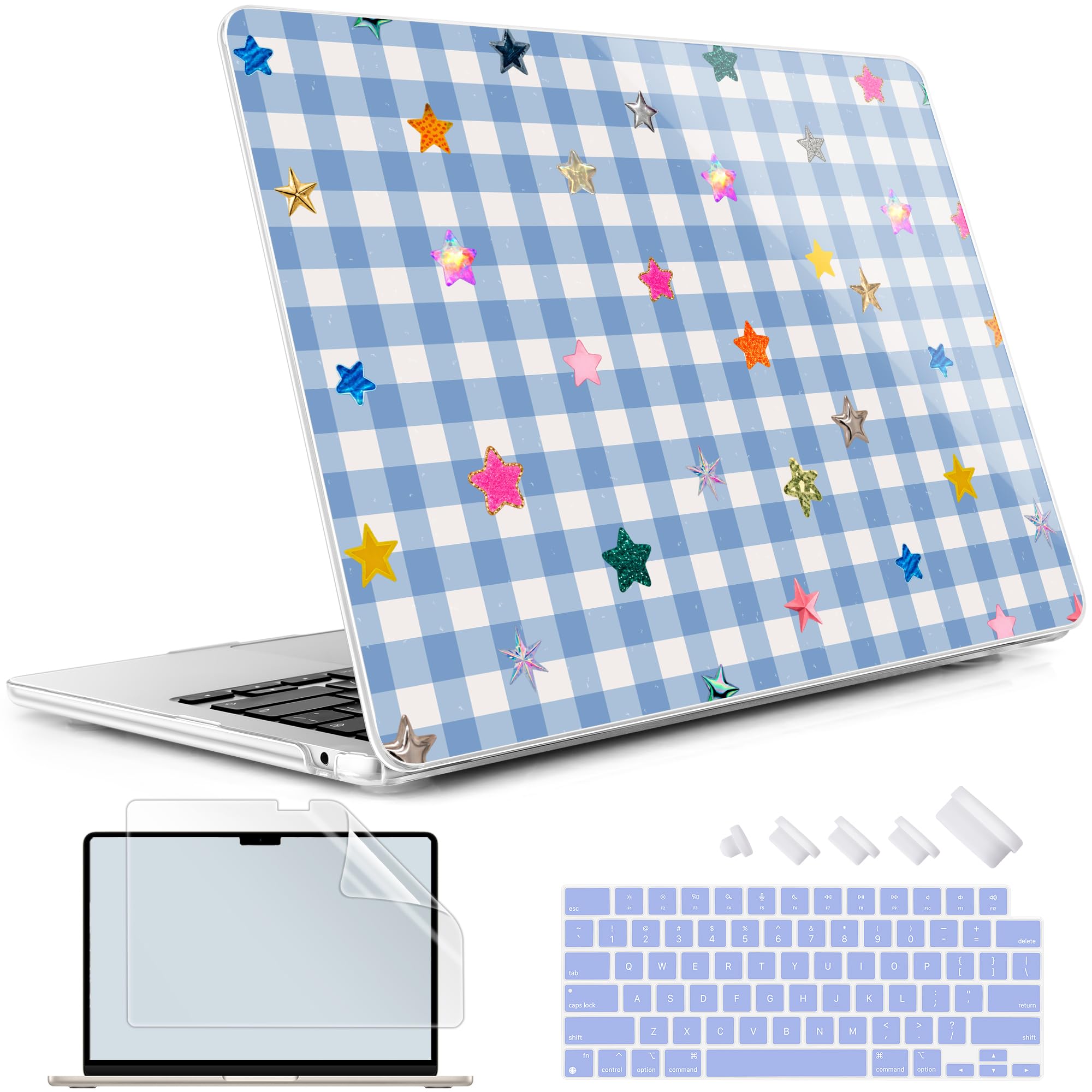 May Chen Case for M5/M4/M3/M2 MacBook Air 13 inch Case 2026-2022 Release