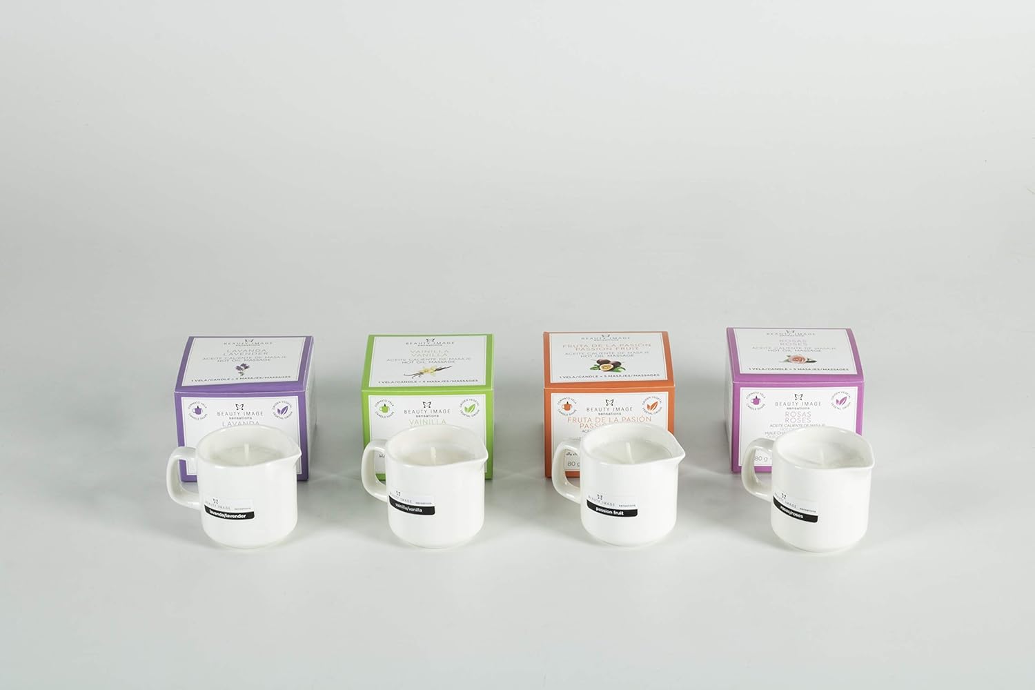 Beauty Image Vanilla Hot Oil Body Massage Candle