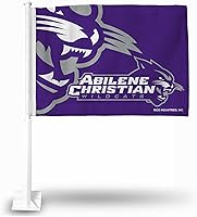 Vista 61 de Rico Industries Bandera de coche de doble cara de la NCAA, gran accesorio para automóvil