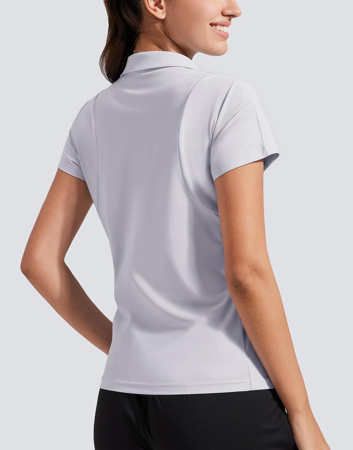 Pioneer Camp Women's Golf Shirt Short Sleeve Polo Shirts UPF 50+ Quick Dry Collared Tennis Work Athletic Tops 4 Button