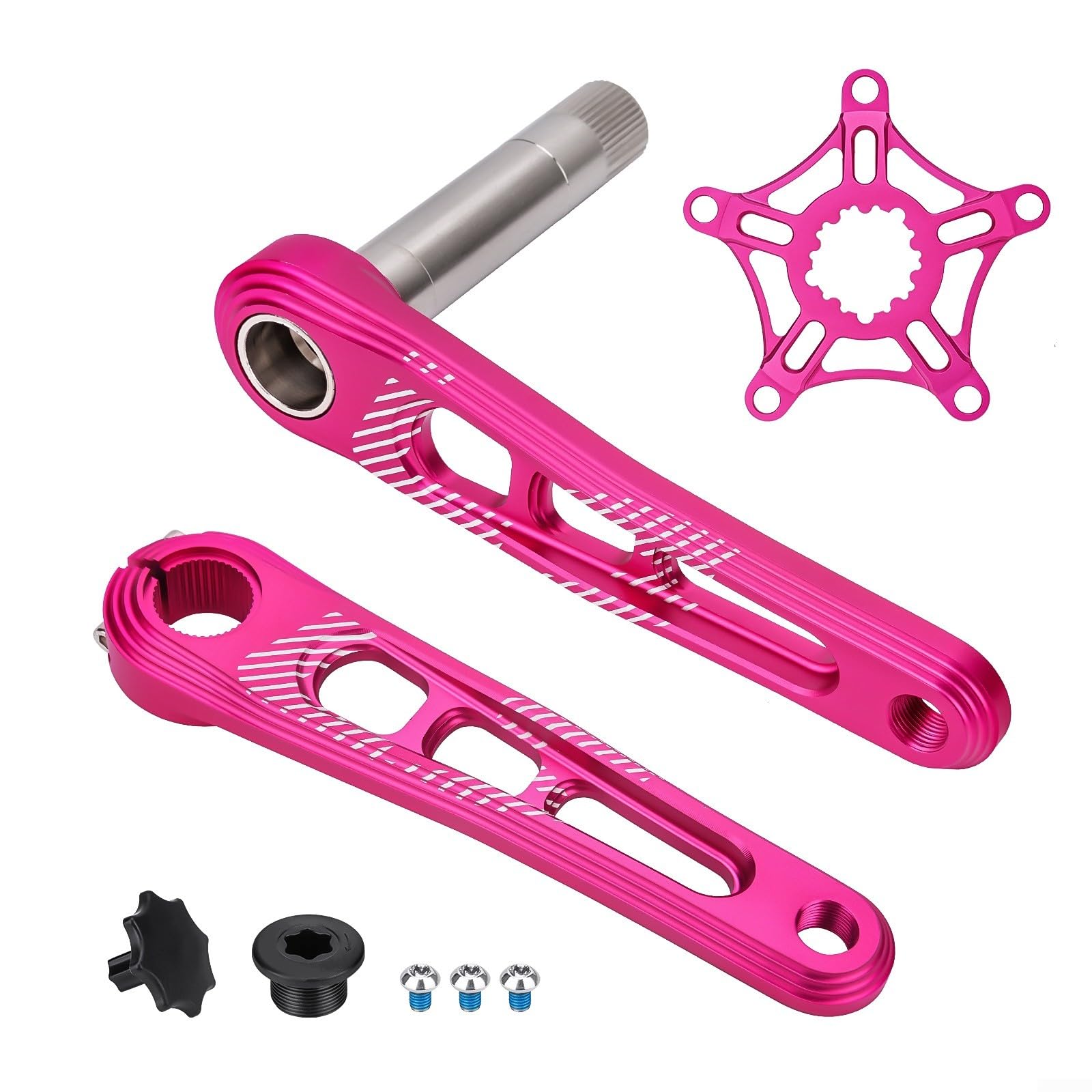 Guarnitura in lega di alluminio 130BCD 5-Arm Hollow Design