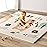 UANLAUO Foldable Baby Play Mat, Extra Large Waterproof Activity Playmats for Babies,Toddlers, Infants, Play & Tummy Time, Foam Baby Mat for Floor with Travel Bag (Bear(59x59x0.4inch))