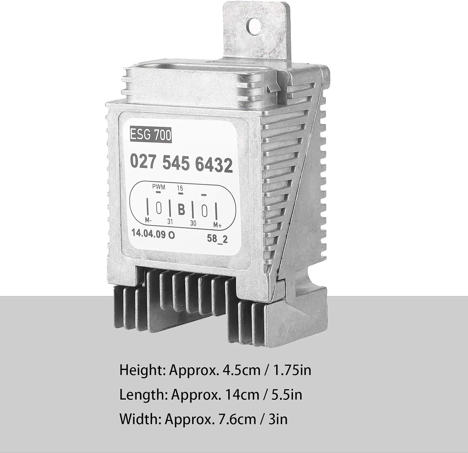 Cooling Fan Control Module, Engine Cooling Fan Control Unit 0275456432 A0275456432 Fit for W215/W220/S500 2000‑2006