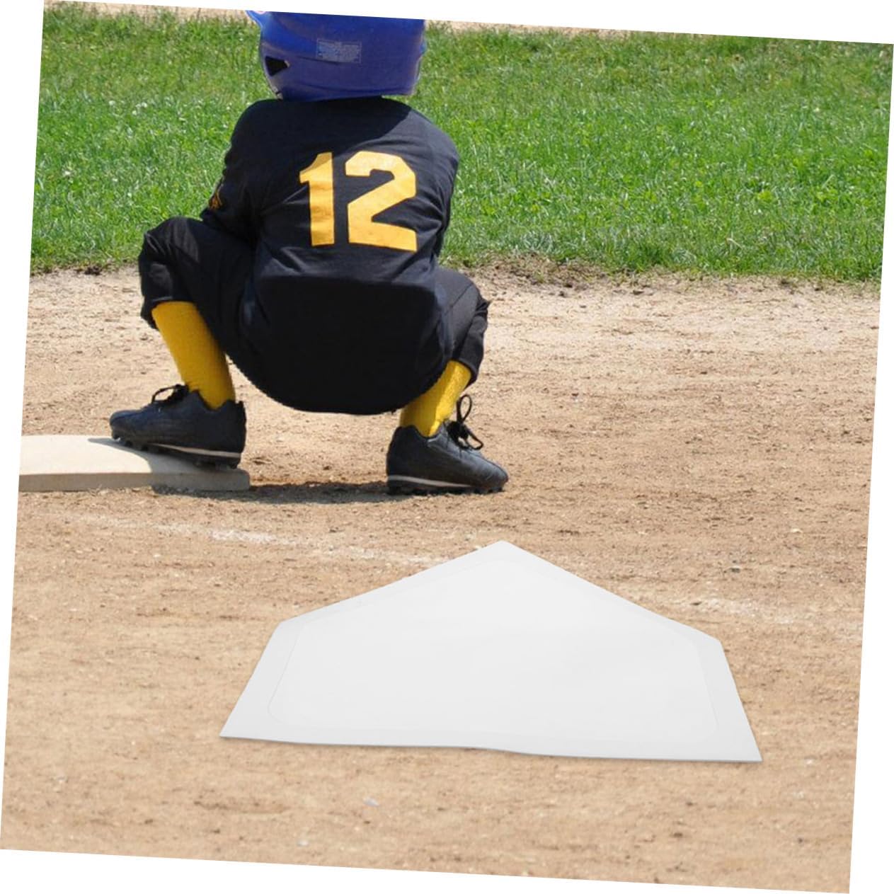Toyvian 3Pcs Baseball Training Plate Durable Pitcher Mat for Enhanced Throwing Technique Accuracy Compact Baseball Training Signs for Players of All Skill Levels