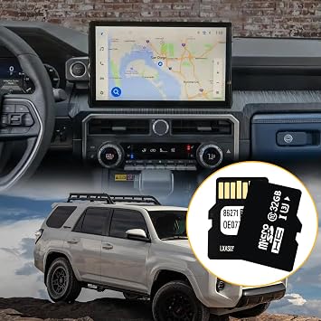 Latest 2025 Maps Updated 86271 0E077 Navigation SD Card Compatible with Toyota Highlander 4Runner Corolla RAV4, 2025 Maps GPS SD Card Replace 86271-0E077