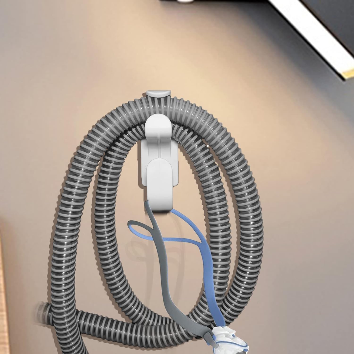 CPAP Hose Hanger with Anti-Unhook Feature - CPAP Mask Hook & CPAP Tubing Holder - CPAP Hose Organizer Avoids CPAP Hose Tangle and Allows You to Sleep Better (1) : Health & Household