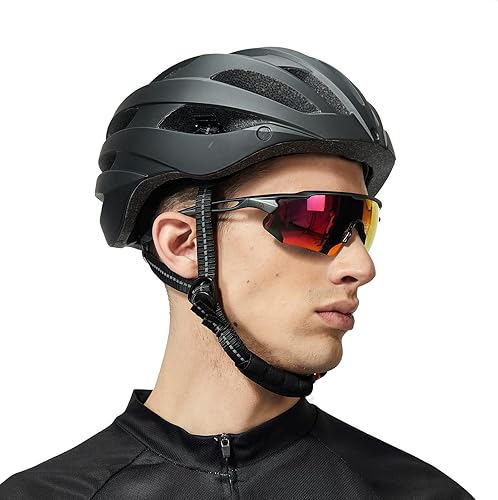Miniatura 7 de AKSEL - Lentes de ciclismo TR90 con marco de protección UV para mujeres y hombres, gafas de sol deportivas
