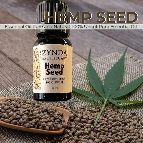 Miniatura 2 de Aceite esencial de semilla de cáñamo puro y natural, 100% aceite esencial puro sin cortar, 0.3 fl oz