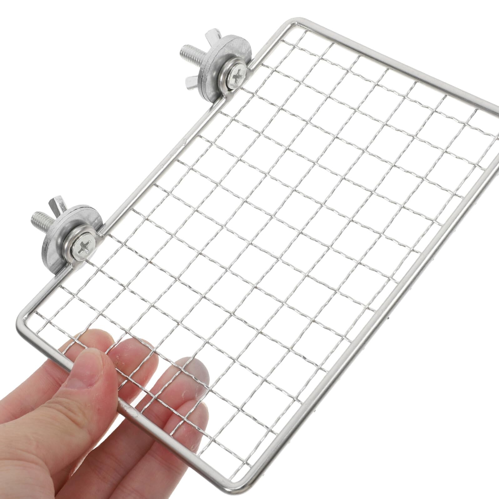 Hemobllo 4pezzi Piattaforma Trespolo in Acciaio Inox per Uccelli Piccoli e Pappagalli Supporto Stabile per Gioco e Addestramento Facile da Pulire e Mantenere per Calopsiti e Altri Animali