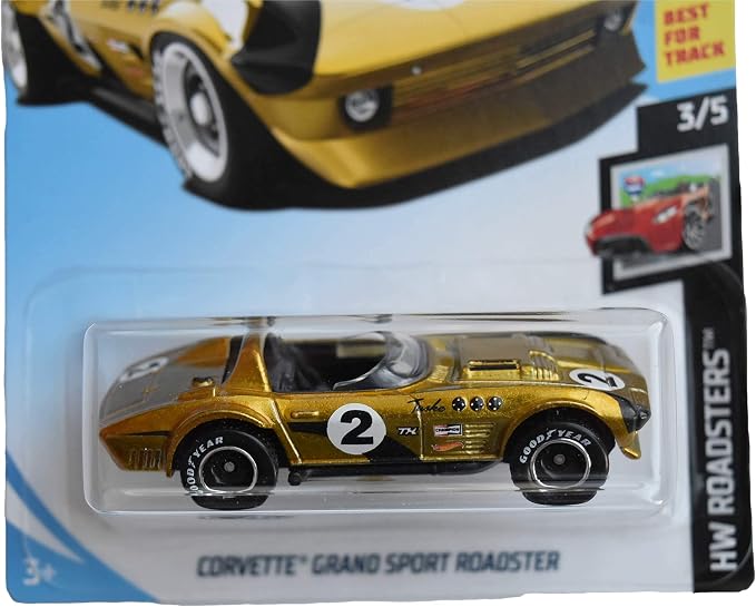 Hot Wheels Super Treasure Hunt Corvette Grand Sport Roadster miniatura 2