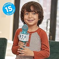 Vista 2 de Move2Play, Karaoke Star para niños, micrófono para niños, Bluetooth + 15 rimas precargadas, juguete para niños y niñas, regalo para 2, 3, 4, 5, 6+