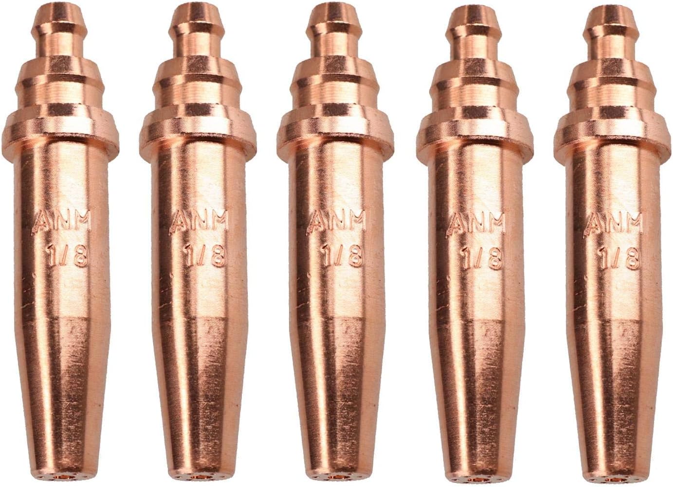 ANM Oxy Acetylene Gas Cutting Nozzle Tip Standard length 1/8" 190-300mm 5pk