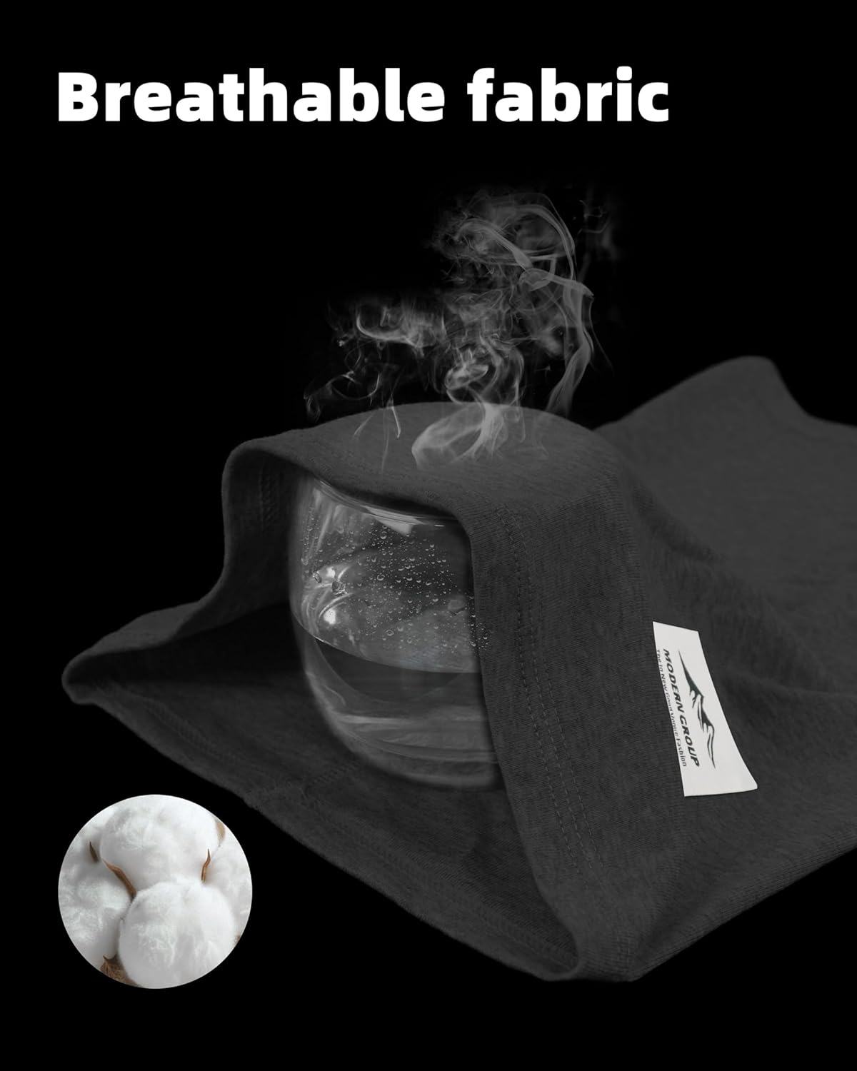 Cotton Neck Warmer Gaiter Windproof Winter Face Mask Ski Face Cover Cold Weather Scarf for Men & Women - Image 5