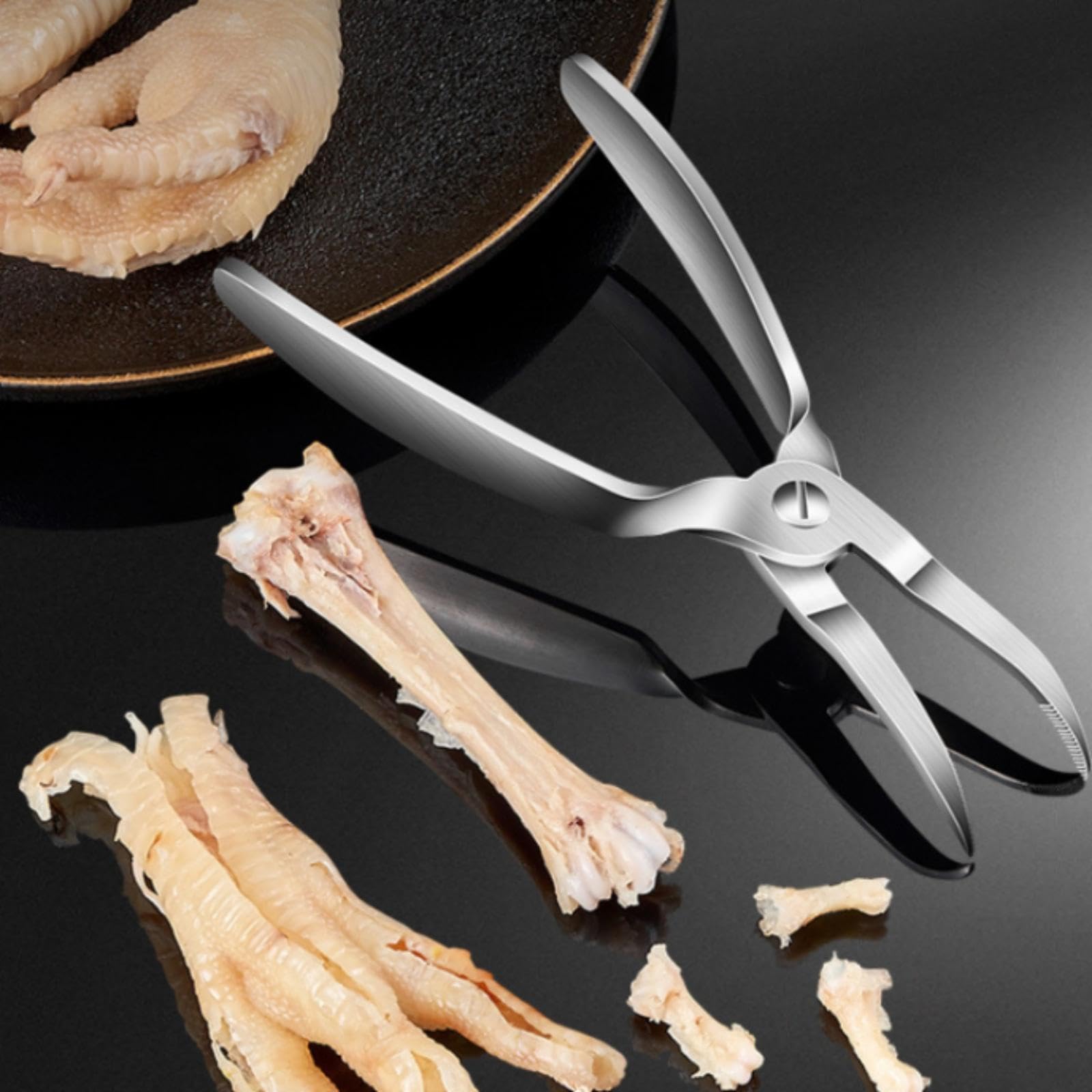 5 Pinze per di Pollo, in Acciaio Inox 304, per Disossare E Preparare Il Cibo, 5 pezzi