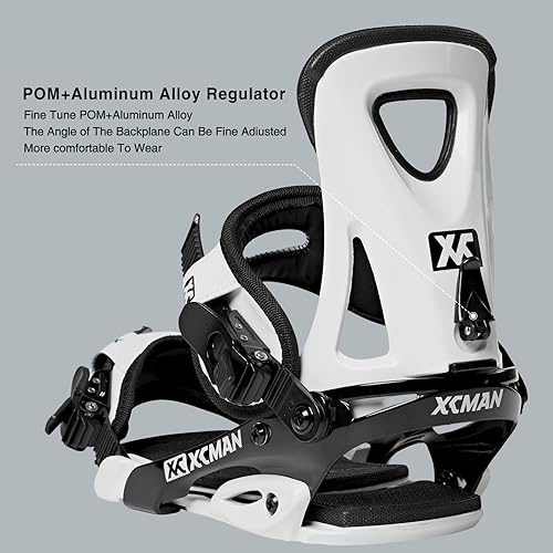 Miniatura 15 de XCMAN Fijación de snowboard para exteriores de montaña Bota talla 6-9 de EE. UU Negro