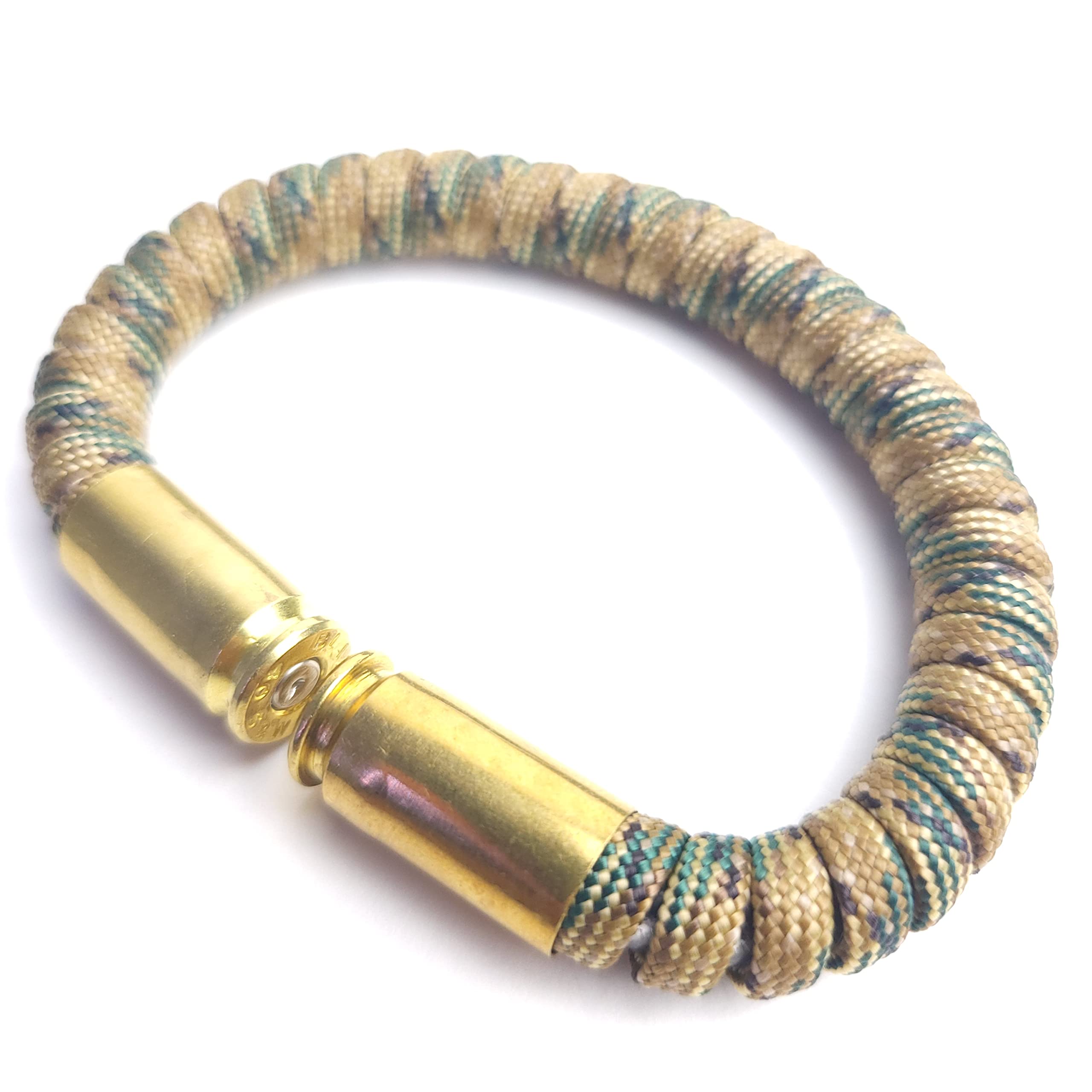 Multicam Paracord 40 Caliber Bullet Casing Bracelet