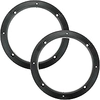 Vista 6 de 2 anillos espaciadores universales de madera MDF de 6.5 pulgadas