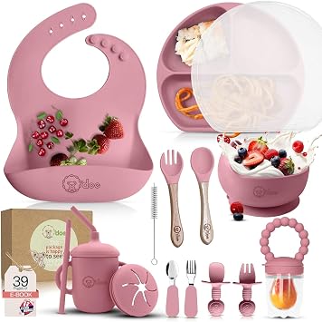 Odoe Baby Led Weaning Feeding Supplies for Toddlers, Baby Feeding Set 17