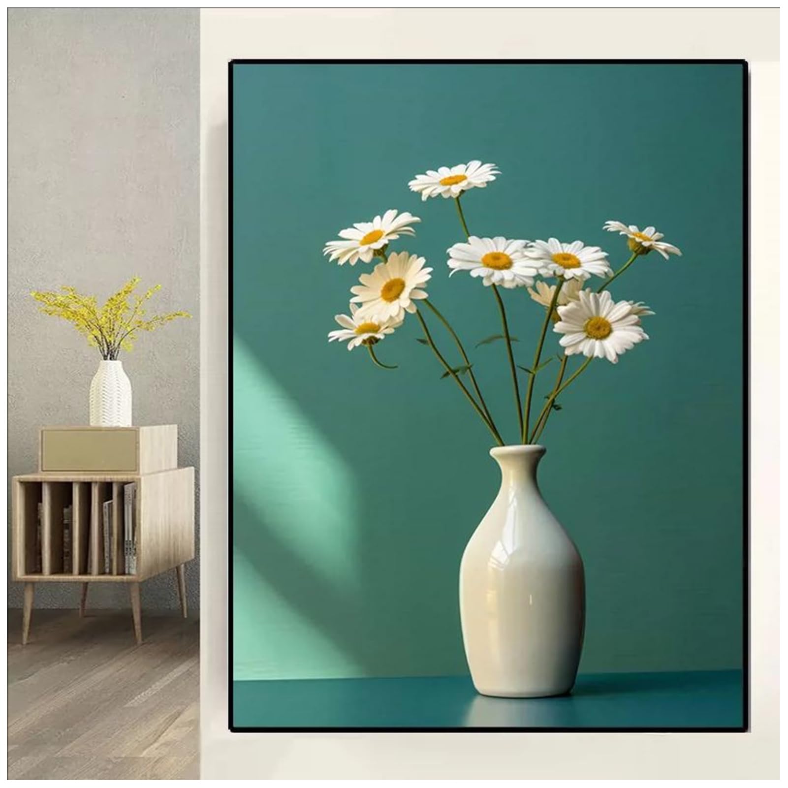ZTGL Meter Box Decorative Painting, Breaker Box Hide Distribution Panel Decoration, Meter Cover Box In Home Decorative, Suitable For Living Room And Office,E,50x60cm