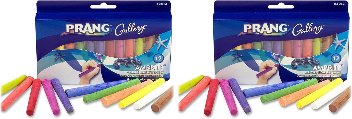 Prang CHALK DRAWING AMBRITE ASST COLORS SET OF 144