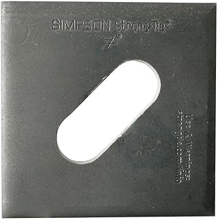 Simpson Strong Tie 5/8-3-50 BPS 5/8-3 5/8 in. Bolt Diameter Slotted Bearing Plate, 3 in. x 3 in. (50-Pack), 3