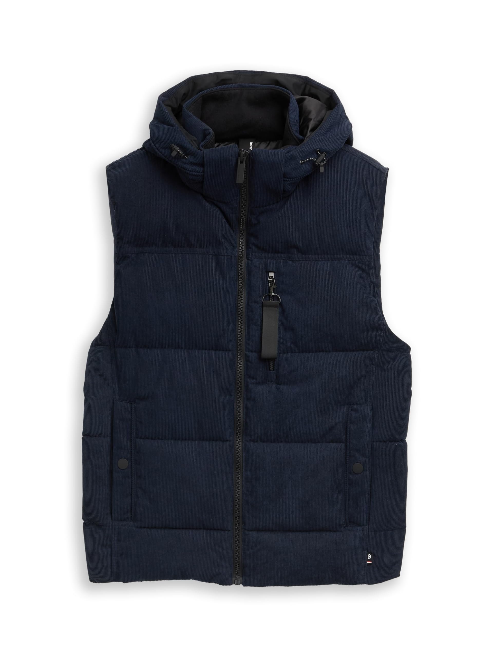 TOM TAILOR Męska kamizelka 1046976, 10668-Sky Captain Blue, XL, 10668 - Sky Captain Blue, XL